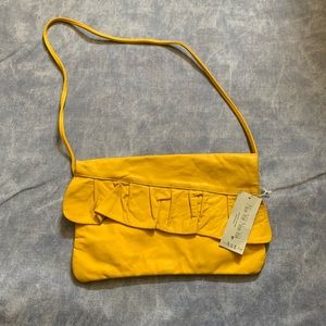 True Yellow Leather Purse